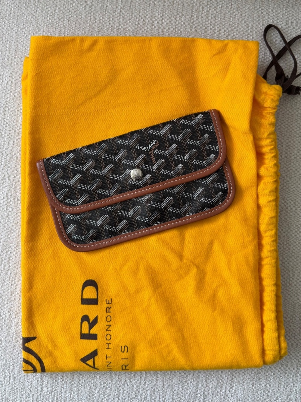 Goyardine Saint Louis GM Black Gold - Picture 4 of 5